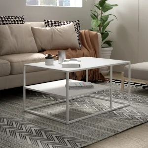 Soffbord Solund 45x90x60 cm stål [en.casa] välj modell