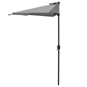 [casa.pro]® Halvcirkelformad parasoll-i olika färger
