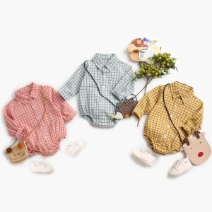 Bomull Baby Pojkar Flickor Bodysuits Långärmad Baby Kläder Mode Nyfödd Bodysuit för pojke Flicka