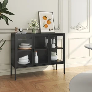 Vitrinskåp-Sideboard Borshavisa [en.casa]