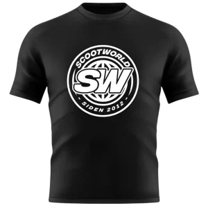 ScootWorld Batch Logo Tshirt - Svart
