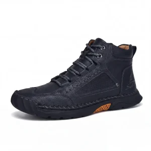 VogSalkin 2.0 - Bottes Barefoot tout-terrain à semelle vulcanisée et cuir vegan imperméable