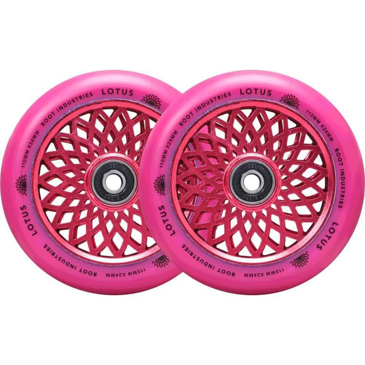 Root Lotus Sparkcykel Hjul 2-Pak - Radiant Pink - Bild 3